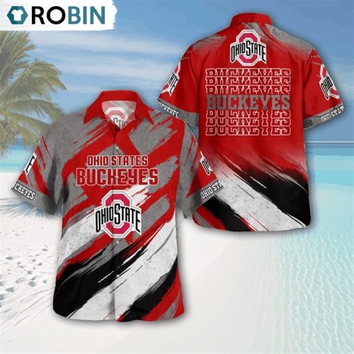 Ohio State Buckeyes Vintage Classic Button Shirt, Buckeyes Gifts