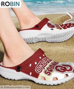 Oklahoma Sooners Trending Style Crocs Shoes, Sooners Gifts for Fans Oklahoma Sooners Trending Style Crocs Shoes, Sooners Gifts for Fans