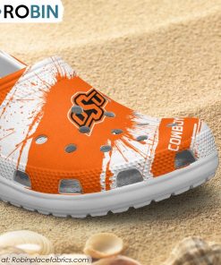 Oklahoma State Cowboys Ink Splash Crocs Shoes, Oklahoma State Cowboys Team Gifts