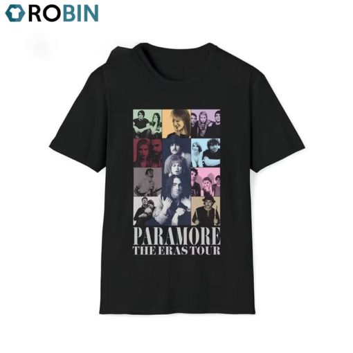 Paramore Band Shirt, Paramore The Eras Long Sleeve Hoodie