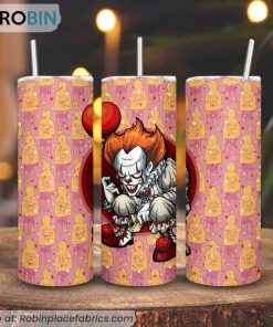Pennywise 3D Printed Skinny Tumbler, You’ll Float Too Tumbler
