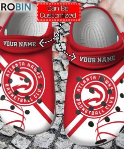 Personalized Basketball Atlanta Hawks Nba Print Crocband Crocs Shoes, Atlanta Hawks Merchandise