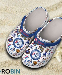 Philadelphia 76ers Basketball team NBA Classic Crocs Shoes, 76ers Gear