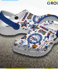 Philadelphia 76ers Basketball team NBA Classic Crocs Shoes, 76ers Gear