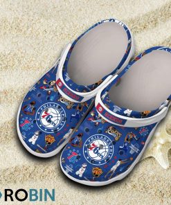 Philadelphia 76ers Basketball team NBA Classic Crocs Shoes, Philadelphia 76ers Footwear