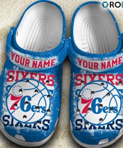 Philadelphia 76ers NBA Basketball Classic Crocs Shoes – style 4, Philadelphia 76ers Merchandise
