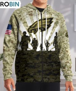 Philadelphia Eagles Camouflage Pattern Hoodie and Zip Hoodie, Eagles Unique Gifts
