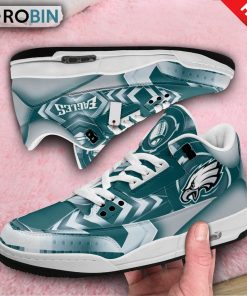 Philadelphia Eagles Custom Jordan 3 Sneakers Philadelphia Eagles Custom Jordan 3 Sneakers