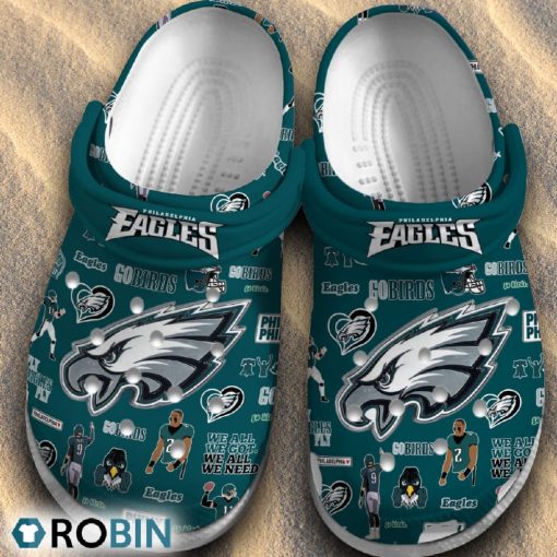 Philadelphia Eagles NFL 3D Printed Classic Crocs Shoes
