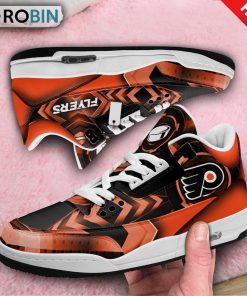 Philadelphia Flyers Jordan 3 Sneakers