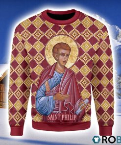 Philip the Apostle Christmas Ugly Sweater 3D