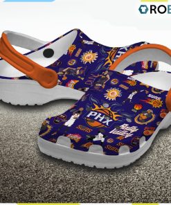 Phoenix Suns Basketball team NBA Classic Crocs Shoes, Phoenix Suns Merch