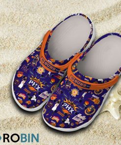Phoenix Suns Basketball team NBA Classic Crocs Shoes, Phoenix Suns Merch