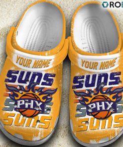 Phoenix Suns NBA Basketball Classic Crocs Shoes, Suns Fan Gears