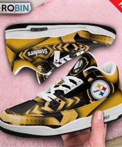 Pittsburgh Steelers Custom Jordan 3 Sneakers