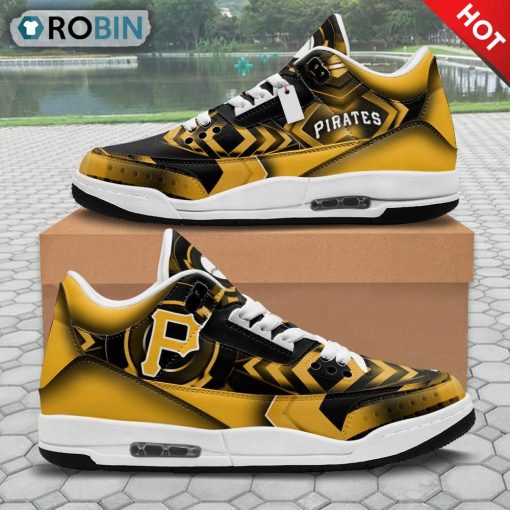 Pittsburgh Steelers Logo Design Custom Jordan 3 Sneakers