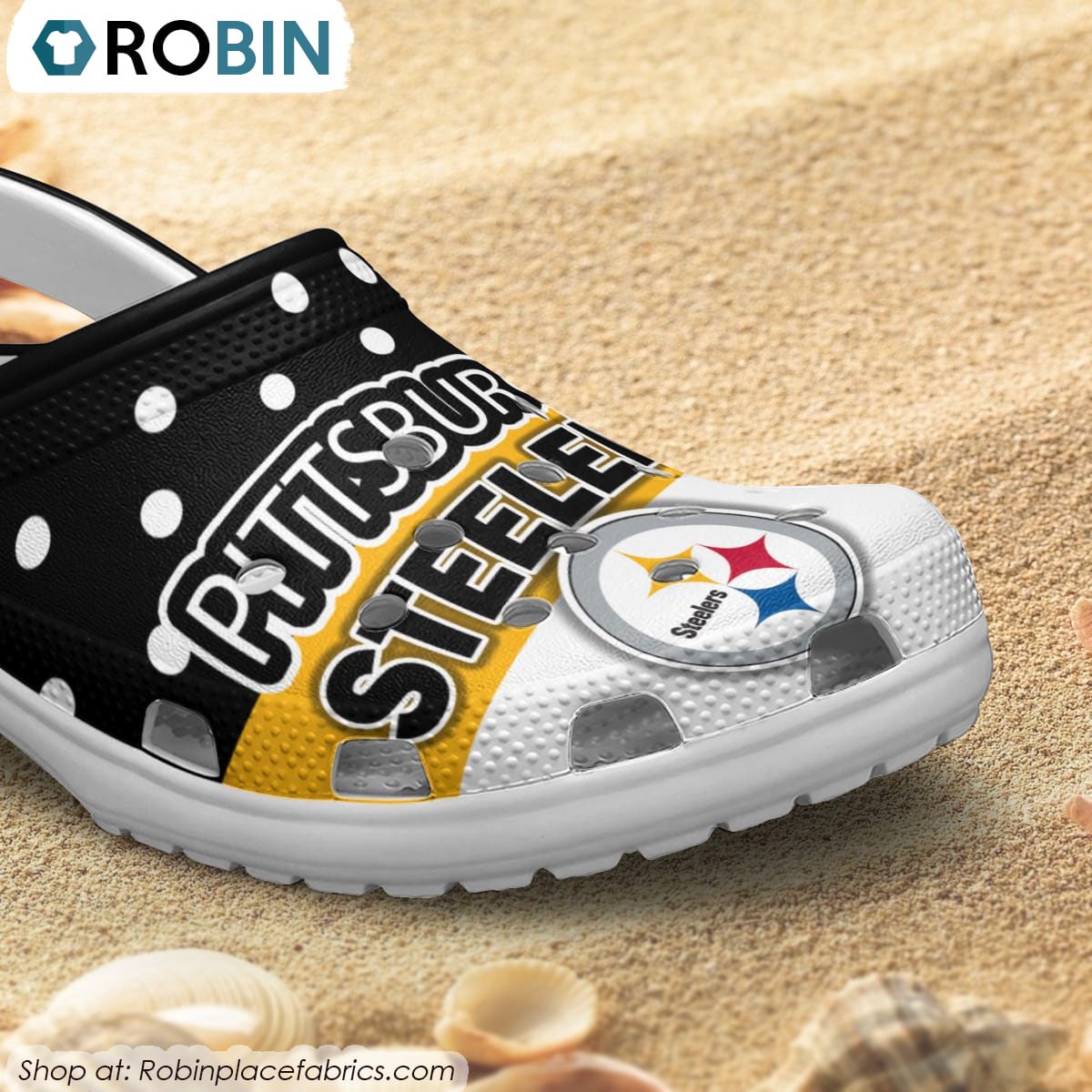 Pittsburgh Steelers Trending Style Crocs Shoes, Steelers Footwear ...