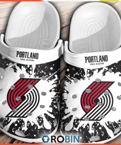 Portland Trail Blazers Basketball Club Comfortable Clogs Crocband Shoes For Men Women, Portland Trail Blazers Gifts for Fans