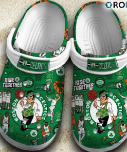 Premium Boston Celtics NBA Sport 3D Print Classic Crocs, Celtics Gear