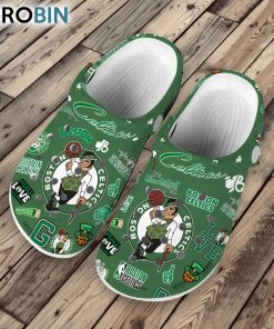 Premium Boston Celtics NBA Sport 3D Print Classic Crocs, Celtics Gifts for Fans