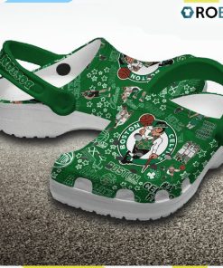 Premium Boston Celtics NBA Sport 3D Print Classic Crocs, Celtics Shoes