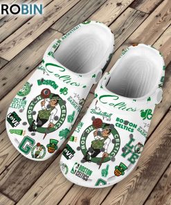 Premium Boston Celtics NBA Sport 3D Print Classic Crocs – style 5, Celtics Shoes