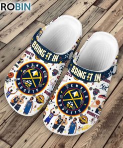 Premium Denver Nuggets NBA Sport 3D Print Classic Crocs, Denver Nuggets Footwear