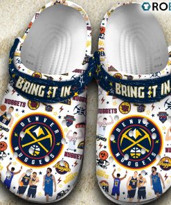 Premium Denver Nuggets NBA Sport 3D Print Classic Crocs, Denver Nuggets Footwear