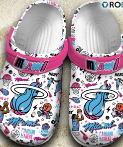 Premium Miami Heat NBA Sport 3D Print Classic Crocs, Miami Heat Merch