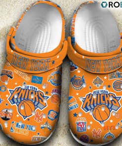 Premium New York Knicks NBA Sport 3D Print Classic Crocs, Knicks Footwear