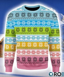 Queer Flag Christmas Ugly Sweater 3D