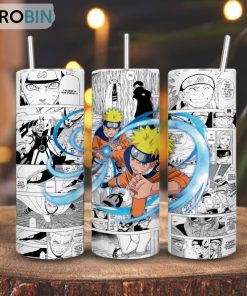 Rasengan Naruto Skinny Tumbler, Anime Naruto Shippuden Gift