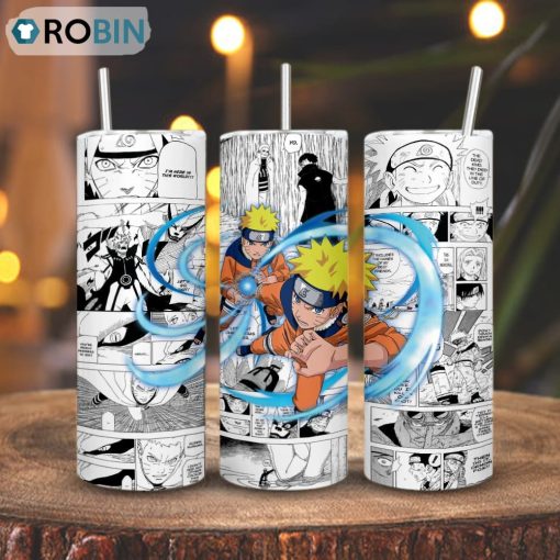 Rasengan Naruto Skinny Tumbler, Anime Naruto Shippuden Gift