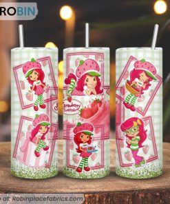 Raspberry Torte Strawberry Shortcake 3D Printed Skinny Tumbler