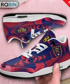 Real Salt Lake Custom Jordan 3 Sneakers