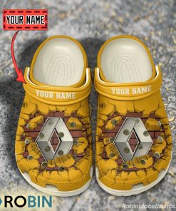 Renault Break Cracked Hole Design Crocs Shoes