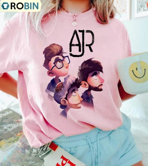 Retro Ajr Band Shirt, Chibi Ajr The Maybe Members Band Unisex Hoodie Sweatshirt