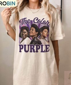 Retro The Color Purple Shirt, The Color Purple Musical 2023 Movie T Unisex Hoodie Sweatshirt