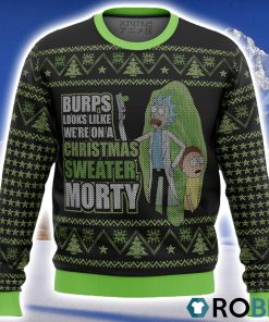 Rick and Morty We’re In a Xmas Sweater Ugly Christmas Sweater 3D