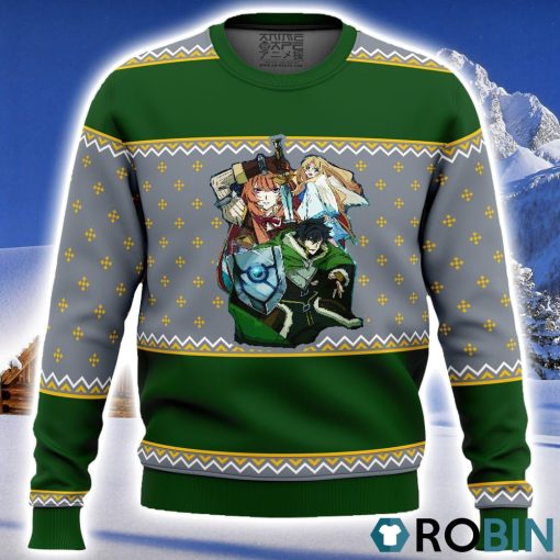Rising of the Shield Hero Characters Ugly Christmas Sweater 3D