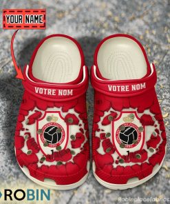 Royal Antwerp F.C Break Cracked Hole Design Crocs Shoes