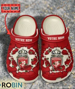 Royal Excel Mouscron Break Cracked Hole Design Crocs Shoes