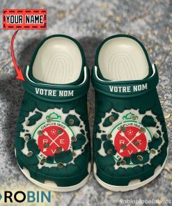 Royal Excelsior Virton Break Cracked Hole Design Crocs Shoes