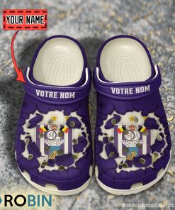 R.S.C. Anderlecht Break Cracked Hole Design Crocs Shoes