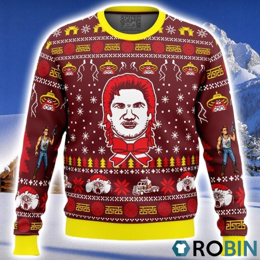 Russell for the Holidays Big Trouble in Little China Ugly Christmas Sweater 3D