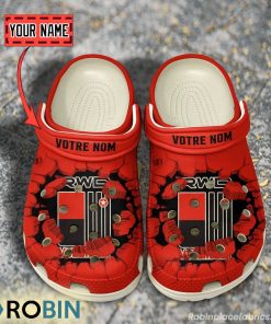 RWD Molenbeek Break Cracked Hole Design Crocs Shoes