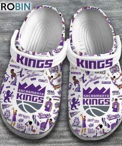 Sacramento Kings NBA Basketball 3D Classic Crocs, Kings Gifts