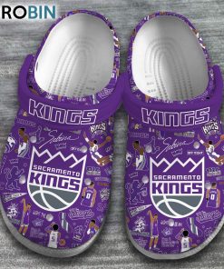 Sacramento Kings NBA Basketball Classic Crocs, Sacramento Kings Unique Gifts