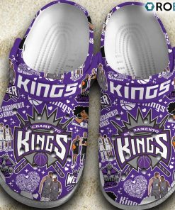 Sacramento Kings NBA Basketball Classic Crocs Shoes, Kings Gifts