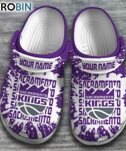 Sacramento Kings NBA Basketball Classic Crocs Shoes, Sacramento Kings Shoes